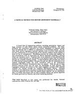 A PARTICLE METHOD FOR HISTORY-DEPENDENT MATERIALS *