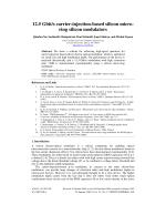 12.5 Gbit/s carrier-injection-based silicon micro-ring silicon modulators