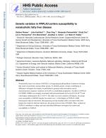 Genetic variation in PNPLA3 confers susceptibility to nonalcoholic fatty liver disease