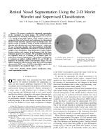 Retinal Vessel Segmentation Using the 2-D Morlet Wavelet and Supervised Classification