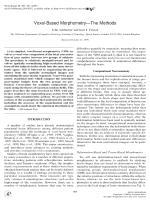 Voxel-Based Morphometry—The Methods