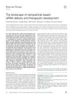 The landscape of nanoparticle-based siRNA delivery and therapeutic development