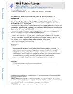 Extracellular vesicles in cancer: cell-to-cell mediators of metastasis