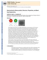 Semiconductor Nanocrystals: Structure, Properties, and Band Gap Engineering