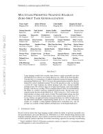 MULTITASK PROMPTED TRAINING ENABLES ZERO-SHOT TASK GENERALIZATION