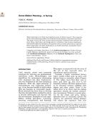 Gross Motion Planning—A Survey