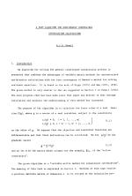A FAST ALGORITHM FOR NONLINEARLY CONSTRAINED OPTIMIZATION CALCULATIONS