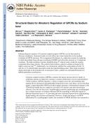 Structural Basis for Allosteric Regulation of GPCRs by Sodium Ions