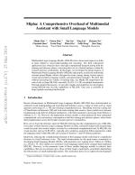 Mipha: A Comprehensive Overhaul of Multimodal Assistant with Small Language Models