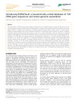 Introducing EzBioCloud: a taxonomically united database of 16S rRNA gene sequences and whole-genome assemblies