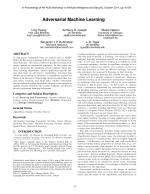 Adversarial Machine Learning