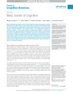 Beta: bursts of cognition