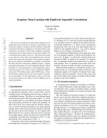 Xception: Deep Learning with Depthwise Separable Convolutions