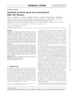 Identifying bacterial genes and endosymbiont DNA with Glimmer