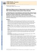 MRI-Based Measurement of Hippocampal Volume in Patients With Combat-Related Posttraumatic Stress Disorder