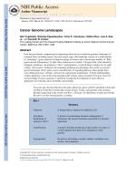 Cancer Genome Landscapes