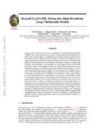 Beyond LLaVA-HD: Diving into High-Resolution Large Multimodal Models