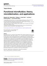 Functional microfluidics: theory, microfabrication, and applications