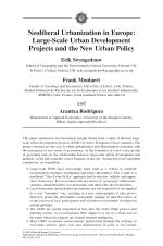 Neoliberal Urbanization in Europe: Large-Scale Urban Development Projects and the New Urban Policy