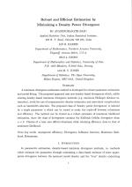 Robust and Efficient Estimation by Minimising a Density Power Divergence