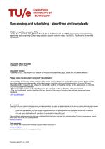 Sequencing and scheduling : algorithms and complexity
