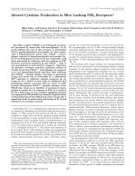 Altered Cytokine Production in Mice Lacking P2X7 Receptors