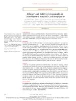 Efficacy and Safety of Acoramidis in Transthyretin Amyloid Cardiomyopathy