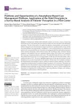 Problems and Opportunities of a Smartphone-Based Care Management Platform: Application of the Wald Principles to a Survey-Based Analysis of Patients’ Perception in a Pilot Center