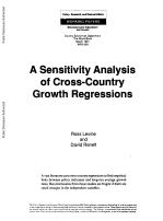 A Sensitivity Analysis of Cross-Country Growth Regressions