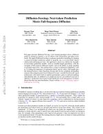 Diffusion Forcing: Next-token Prediction Meets Full-Sequence Diffusion