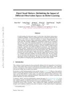 Point Cloud Matters: Rethinking the Impact of Different Observation Spaces on Robot Learning