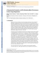 A Reproducible Evaluation of ANTs Similarity Metric Performance in Brain Image Registration