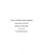 A Survey of Software Fault Localization