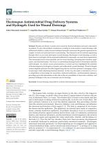 Electrospun Antimicrobial Drug Delivery Systems and Hydrogels Used for Wound Dressings