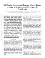 HSIMamba: Hyperpsepectral Imaging Efficient Feature Learning with Bidirectional State Space for Classification