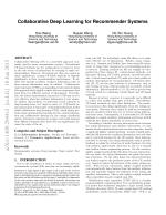 Collaborative Deep Learning for Recommender Systems