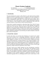 Power System Analysis