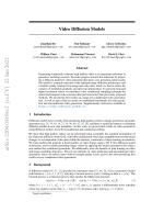Video Diffusion Models
