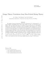 Gauge Theory Correlators from Non-Critical String Theory