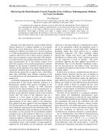 Retrieving the Elastodynamic Green's Function of an Arbitrary Inhomogeneous Medium by Cross Correlation