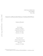 Geometric and Renormalized Entropy in Conformal Field Theory