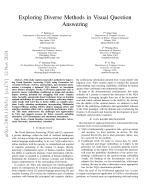 Exploring Diverse Methods in Visual Question Answering