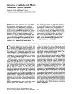 Disruption of Epithelial Cell-Matrix Interactions Induces Apoptosis