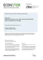 Bayesian Estimation of an Open Economy DSGE Model with Incomplete Pass-Through