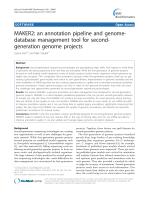 MAKER2: an annotation pipeline and genome-database management tool for second-generation genome projects