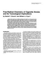 Free-Radical Chemistry of Cigarette Smoke and Its Toxicological Implications