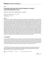 Explainable and interpretable artificial intelligence in medicine: a systematic bibliometric review