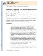 Applications of Orthogonal, “Click” Chemistries in the Synthesis of Functional Soft Materials