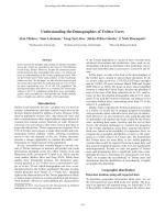 Understanding the Demographics of Twitter Users