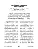 Food-Related Illness and Death in the United States